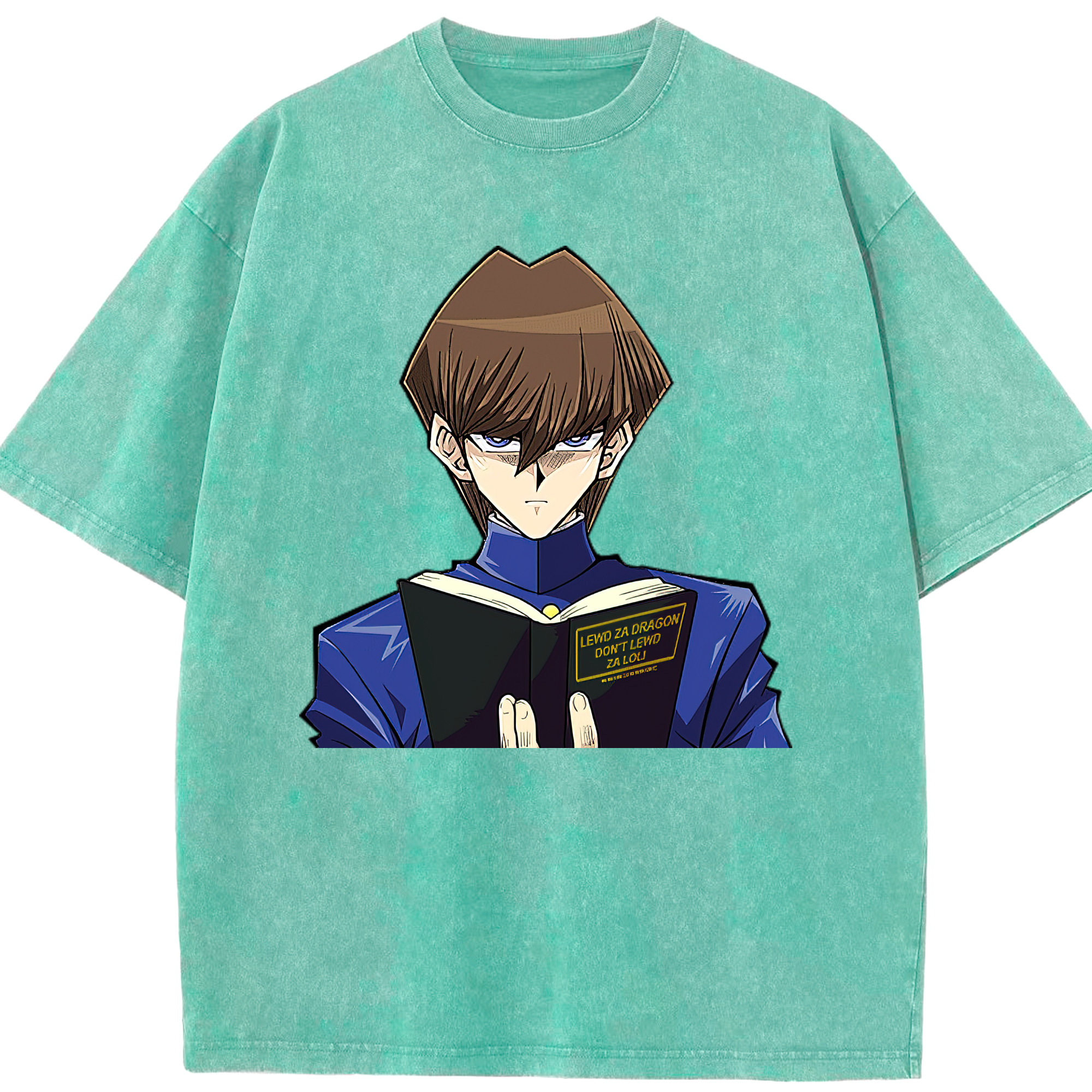 （画像用） 遊☆戯☆王 Yu-Gi-Oh! 綿100% ヴィンテージ風 半袖Tシャツ（フロントプリント）